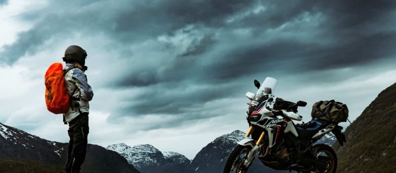 africa twin dans la nature